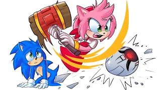 La Historia de Sonic & Amy (Movie) En Sonic 3 | Sonamy Cómic-Dub | Legacy of CHAOS
