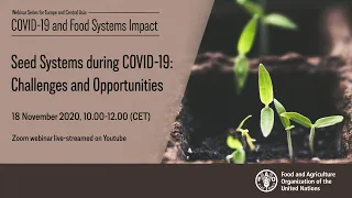 Seed systems during COVID-19: challenges and opportunities for Europe and Central Asia