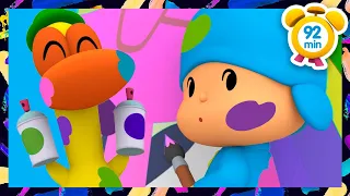 POCOYO in ENGLISH - Colors! [92 min] Full Episodes |VIDEOS and CARTOONS for KIDS