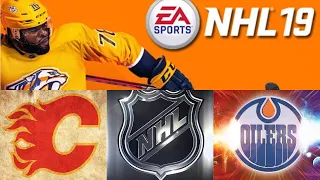 NHL 19 season mode: Calgary Flames vs Edmonton Oilers (Xbox One HD) [1080p60FPS]