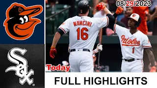 Baltimore Orioles vs Chicago White Sox FULL HIGHLIGHTS GAME [TODAY] |  August 29, 2023 | MLB 2023