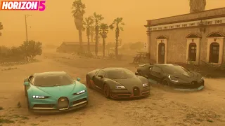Forza Horizon 5 || Bugatti's Convoy Bugatti Veryon SS, Bugatti Chiron, Bugatti Divo || PC 4K ||
