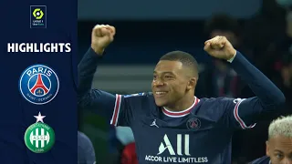 PARIS SAINT-GERMAIN - AS SAINT-ÉTIENNE (3 - 1) - Highlights - (PSG - ASSE) / 2021-2022