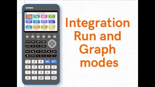 Evaluate definite integrals and the area under a graph using the fx CG50