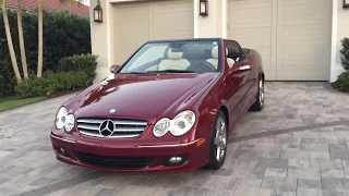 2009 Mercedes Benz CLK350 Convertible Review and Test Drive by Bill - Auto Europa Naples