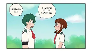 Izuku Midoriya (Deku) x Ochako Uraraka Comic - Confession