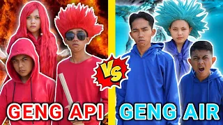 GENG ELEMEN API VS GENG ELEMEN AIR! | Drama Parodi | Mikael TubeHD