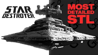 Star Destroyer 3D Printing Model | Make Game Real
