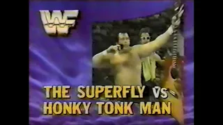 Jimmy Snuka vs Honky Tonk Man   SuperStars Nov 25th, 1989
