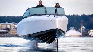 €330,000 hydrofoiling electric boat ride! : Candela C-8