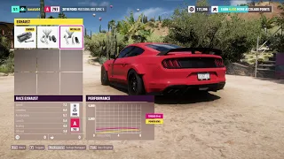 Forza Horizon 5 various exhaust sound Ford Mustang RTR Spec 5