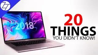 MacBook Pro 2018 - 20 Things You Didn't Know!