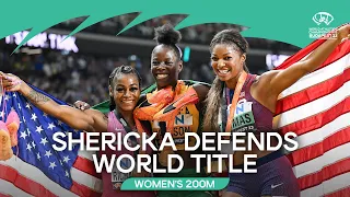 Shericka Jackson 🇯🇲 storms to championship record | World Athletics Championships Budapest 23