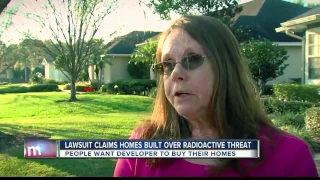 Lawsuit claims homes built over radioactive threat