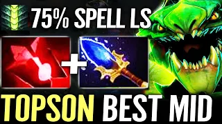 🔥 TOPSON Viper 100% Best MID — Bloodstone + Aghanim Corrosive Skin 75% Lifesteal META Dota 2 Pro