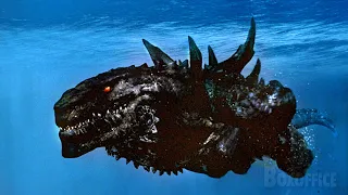 Godzilla VS Submarine | Godzilla | CLIP