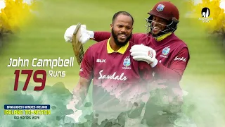 John Campbell's 179 Run Against Ireland || 1st Match || ODI Series || Tri-Series 2019