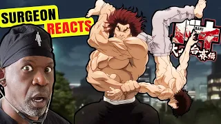 Surgeon Reacts to Baki Hanma vs Yujiro Hanma | Dr Chris Raynor