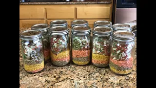 Dry Soup Mix in Jars