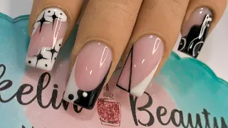 COMO DECORAR UÑAS CON ESMALTE SEMIPERMANENTE Y PAINTING GEL 😍💅🔥