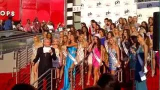 Miss USA 2012 Contestants Introduced By Miss USA 2011 Alyssa Campanella and Jerry Springer