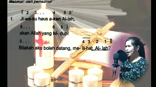 08 April 2023 _Mazmur Tanggapan Malam Paskah Setelah Bacaan Ketujuh Edisi Baru  TahunABC  Mazmur030