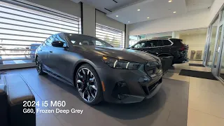 Tour the 2024 i5 M60 in Frozen Deep Grey | 4K