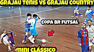 Grajaú Tênis vs Grajaú Country - clássico na copa br de futsal