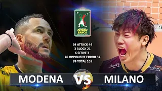 Modena vs Milano | Italian Volleyball SuperLega 2023/2024