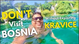 BOSNIA and Herzegovina TRAVEL VLOG - KRAVICE  Waterfalls