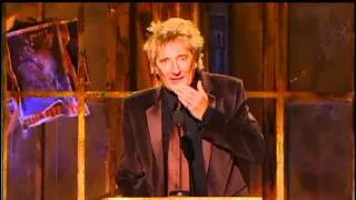 Rod Stewart inducts Percy Sledge Rock and Roll Hall of Fame Inductions 2005