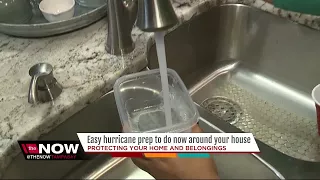 Easy hurricane prep to do now around your house