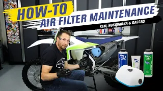 How To Service the Air Filter on KTM, Husqvarna, GasGas Motorcycles
