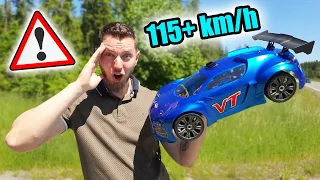 Außergewöhnliches RC AUTO fährt locker über 100 Km/h! - Hobao Hyper VT