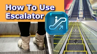 How To Use Escalator For The First Time || #Shorts