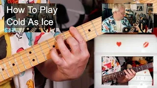 'Cold As Ice' Foreigner Guitar, Bass & Synth Lesson