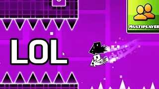 GEOMETRY DASH MULTIPLAYER BUT LOL (with Mulpan)