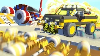 БЕЗУМНОЕ ДЕРБИ НА УЛЁТНЫХ ТАЧКАХ И САМОХОДАХ В SCRAP MECHANIC (КРУТЫЕ МЕХАНИЗМЫ)