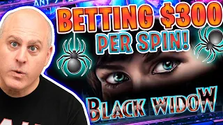 High Limit Slots - Betting $300 Per Spin! 🕷️ Giant Jackpot Wins on Black Widow