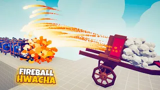 FIREBALL HWACHA vs EVERY FACTION | TABS Totally Accurate Battle Simulator Gameplay