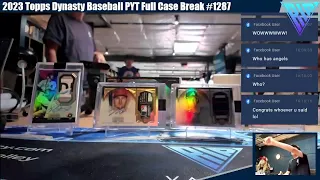 2023 Topps Dynasty Baseball PYT Full Case Break #1287