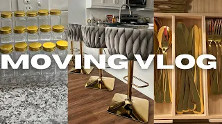 MOVING VLOG | NEW FURNITURE + UNPACKING & ORGANIZING + SHOPPING FOR MY APARTMENT