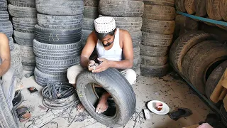 Restoration of Old Tires Repair