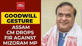 Assam-Mizoram Border Clash: Assam CM Himanta Biswa Sarma Drops FIR Against Mizoram Rajya Sabha MP