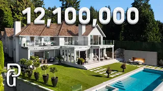 Inside a 12,100,000 modern home with OCEAN views! - Canadian mansion tour by Propertygrams
