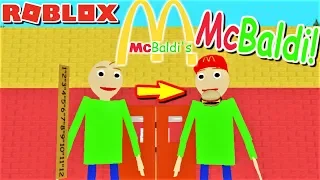 *SPECIAL* PLAY AS MCBALDI!! | The Weird Side of Roblox: Baldi's Basics RP