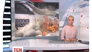 У центрі Донецька спалили чотири автомобілі ОБСЄ