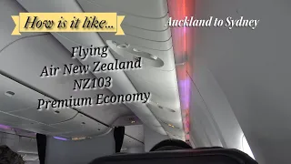 Air New Zealand NZ103 Premium Economy Auckland to Sydney