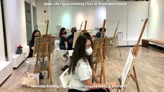 Best Nude Life Drawing Class in Singapore - Visual Arts Centre Nude Life Drawing Workshop