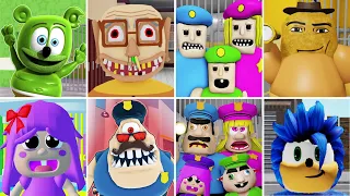 Secret Love Scary Obby In Buff Police Family, Mr Stinky Prison, Grumpy Bear Barry, Dagedago, Polly